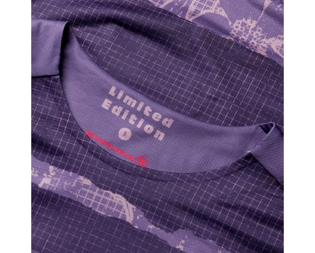 T-shirt manches courtes Femme PATCHWORK LIMITED EDITION PRINT Violet