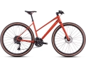Vélo trekking Femme NULANE PRO Orange - Image 1/6