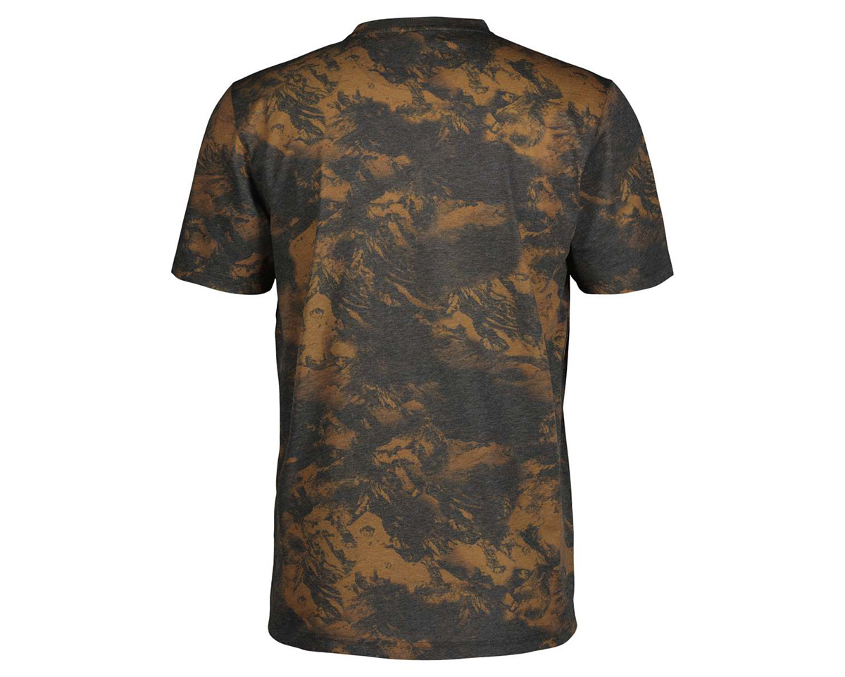 T-shirt manches courtes Homme DRI TIE DYE Marron