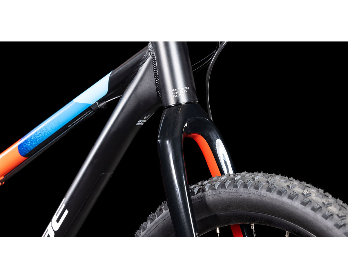 VTT semi rigide Enfant REACTION 240 PRO Noir/Bleu/Rouge