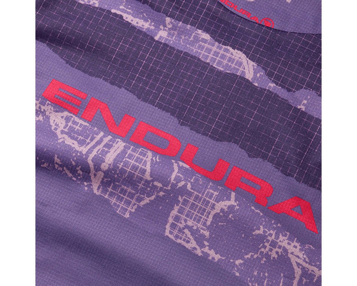 T-shirt manches courtes Femme PATCHWORK LIMITED EDITION PRINT Violet